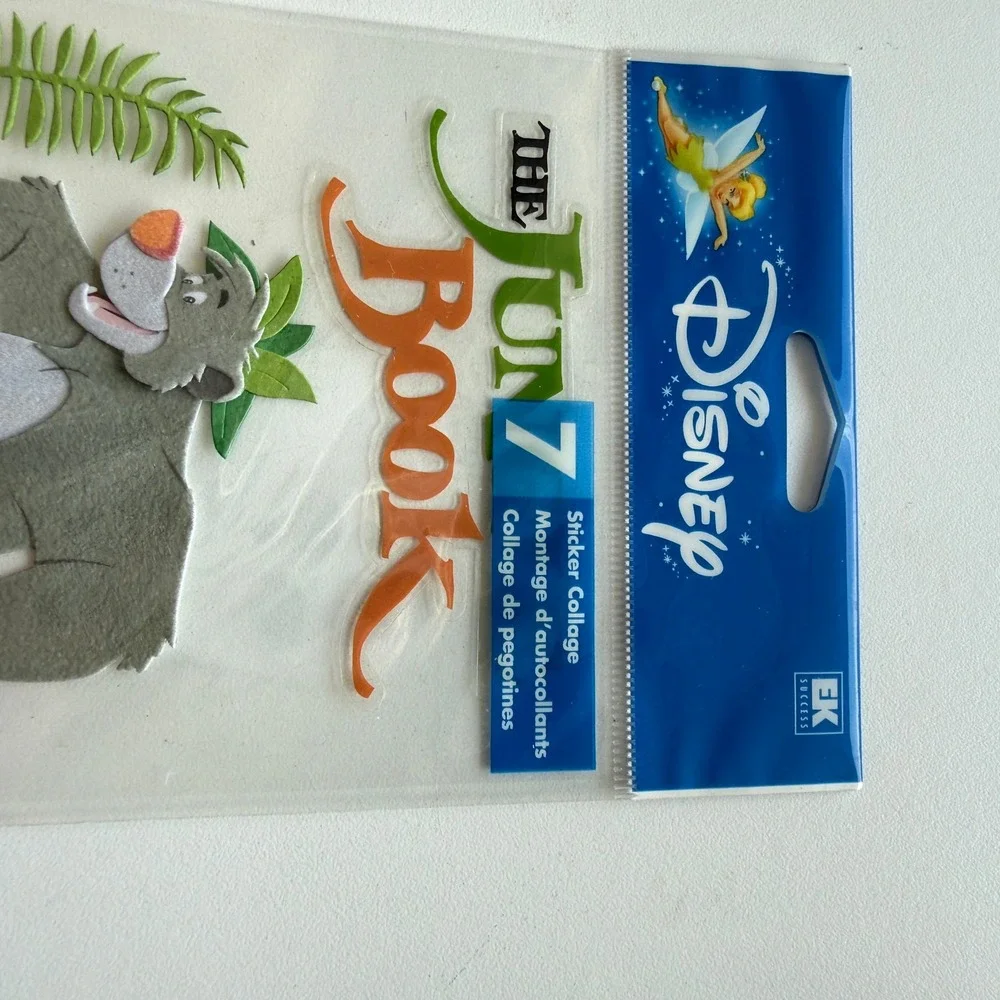Disney The Jungle Book Baloo Mowgli Sticker Collage EK Success 7pc New